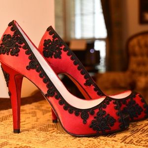 Vintage Christian Louboutin dress stilettos